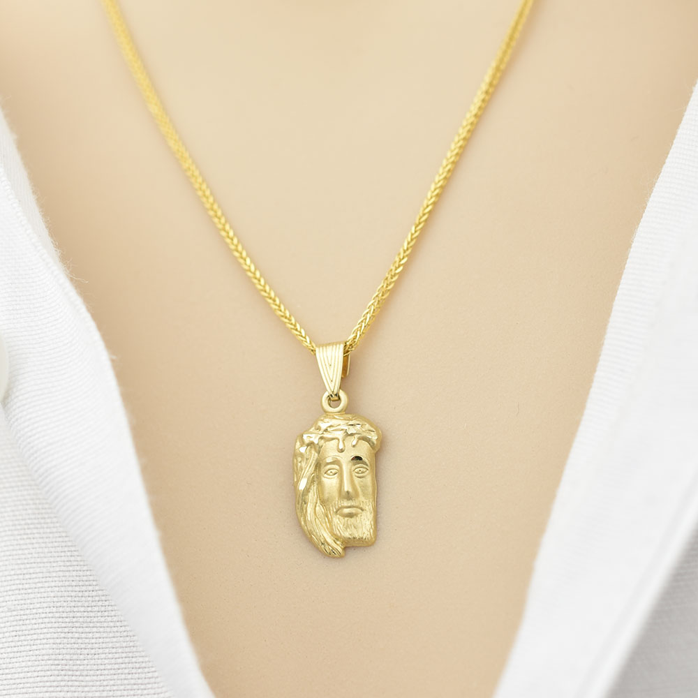 Χρυσό Φυλαχτό Κ9 Με Δύο Όψεις